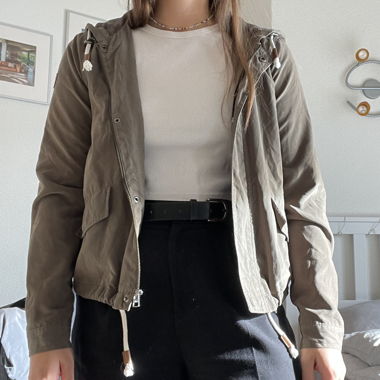 ONLY green autumn jacket