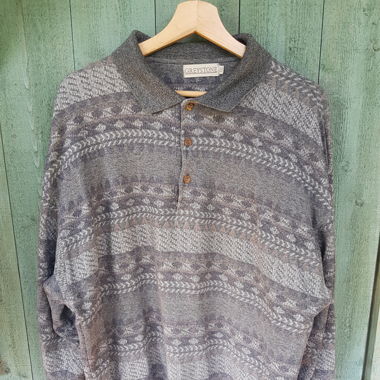 Vintage Kragen Pullover