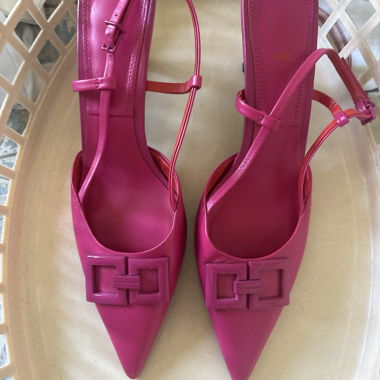Pink Slingback Heels