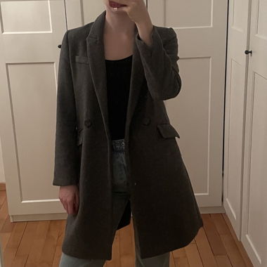 Cappotto Mango in miscela di lana
