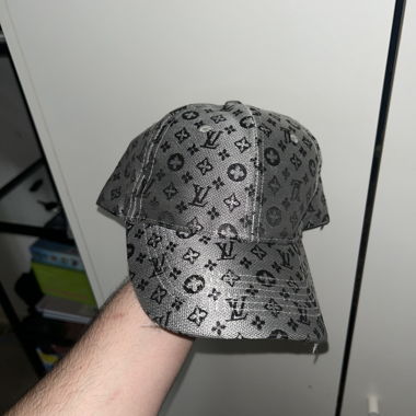 Grey LV Motif Cap