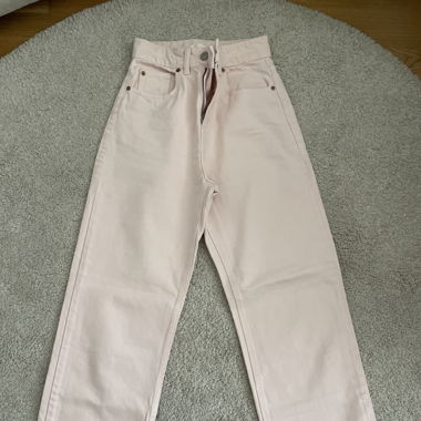baby pink jeans