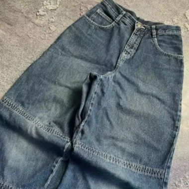 Jeans baggy Y2K con patch