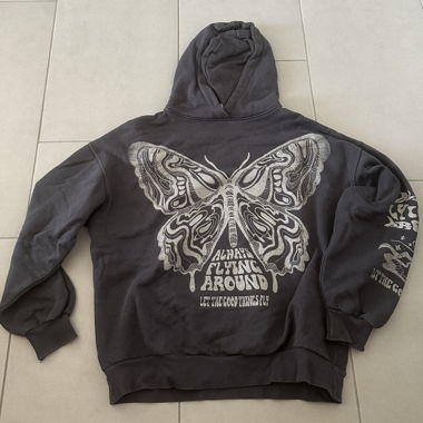 Graphic dark hoodie