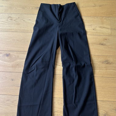 Pantalon noir en tissu ZARA XS