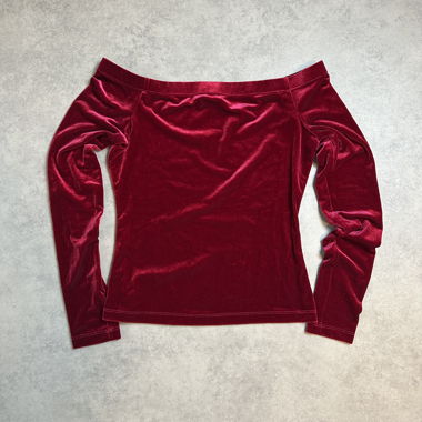 BCBGMAXAZRIA Velvet Top
