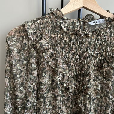Zara Floral Blouse