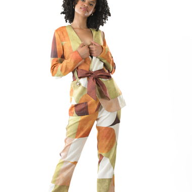 Print casual set