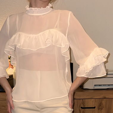 Sheer blouse