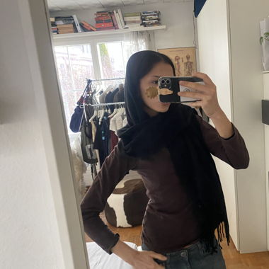 black scarf