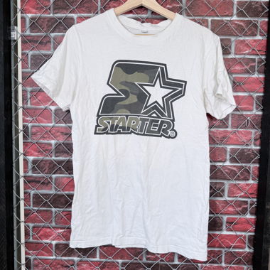 Starter white - military t-shirt / Size M