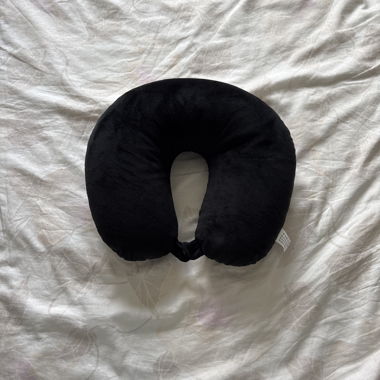 Black Travel Neck Pillow