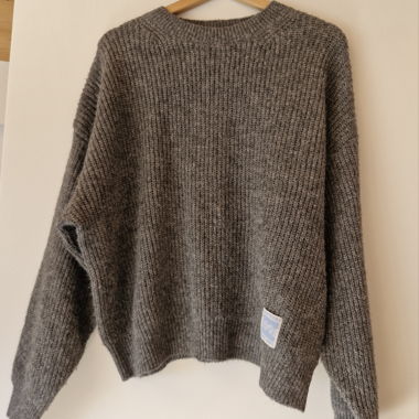 Pull gris oversize (NEUF)