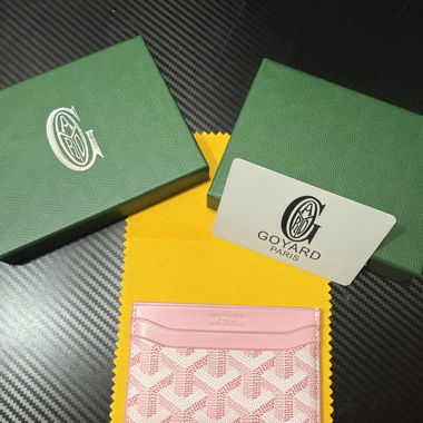Porte carte rose 