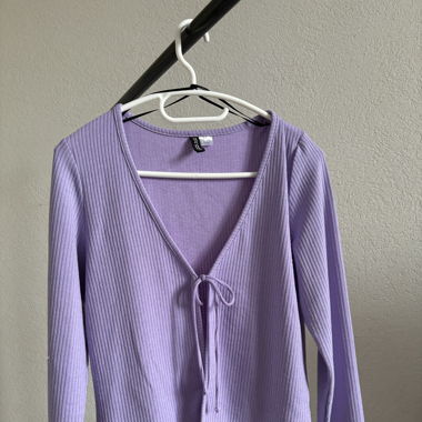 Purple Cardigan
