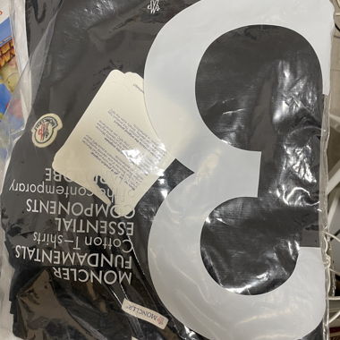 Pack da 3 T-shirt Moncler SS nero taglia M