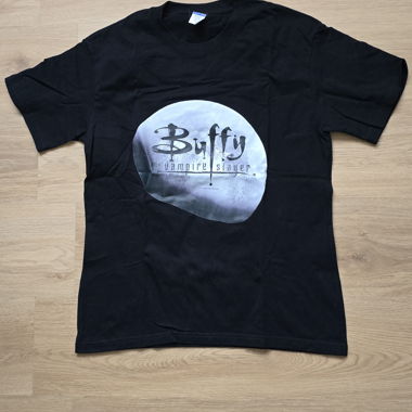 Buffy T-Shirt Black Size S Oversize
