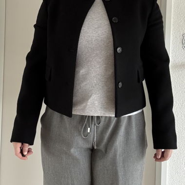 Veste noire Massimo Dutti