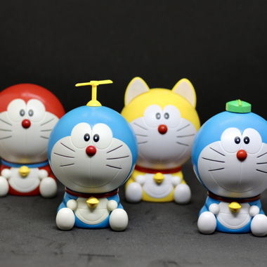 Kit de figurines Bandai Capchara Doraemon (4x)