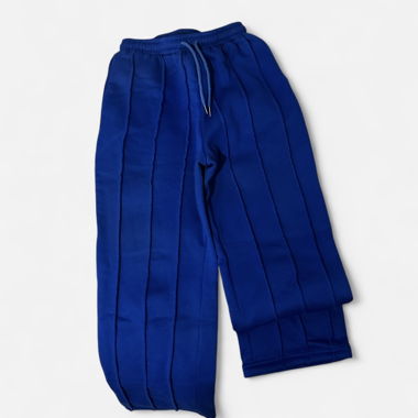 Blue Cotton Joggers