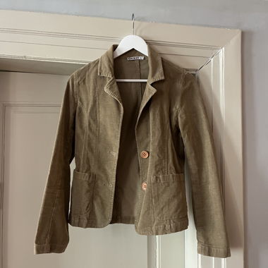 Cord-Blazer braun