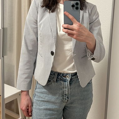 Blazer rigato Ann Taylor