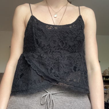Haut en dentelle noir