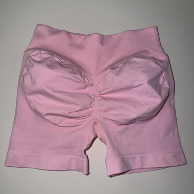 Short biker senza cuciture rosa S