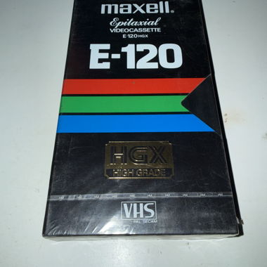 Maxell VHS E-120 HGX (Videokassette)