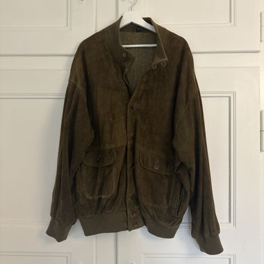 Brown suede jacket