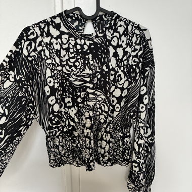 Camicia Vero Moda nero-bianco