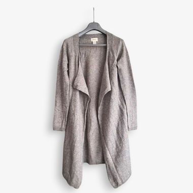 Cardigan long 100% cachemire, Taille 36/38