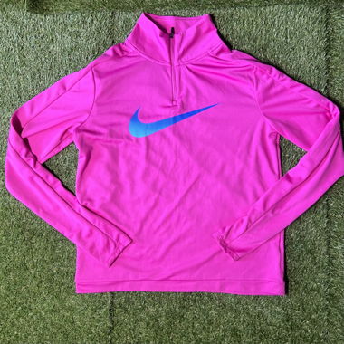 Haut de running Nike Half-Zip rose