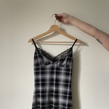 PRINCE OF WALES CHECKS DRESS - SIZE XS