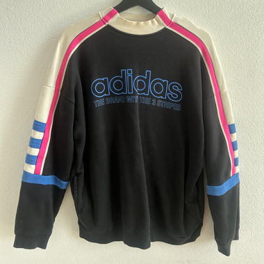 Adidas Retro Sweatshirt black/blue/beige/pink
