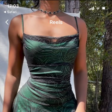 Grünes Cocktail Kleid
