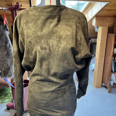 Giacca in camoscio Marrone ALAIA