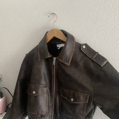 Veste en cuir 
