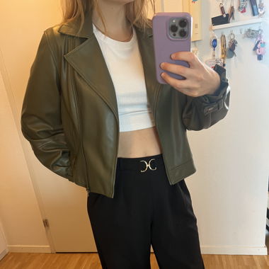Lederjacke 