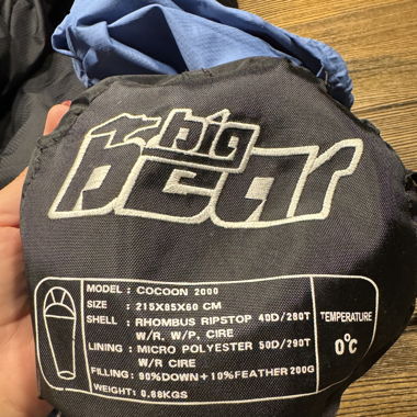 Schlaafsack mit Daunen von BigBear