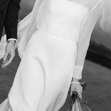 Robe de mariée en soie faite main