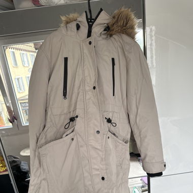 Parka d’hiver fausse fourrure 