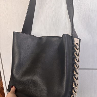 Givenchy Calfskin Infinity Bucket Bag Black