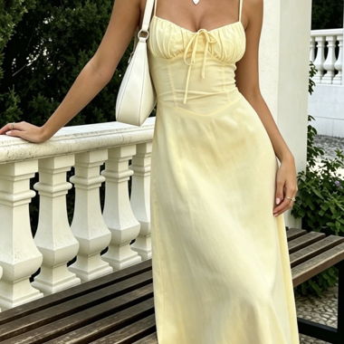Yellow Strappy Dress