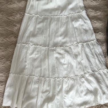 Long White Skirt