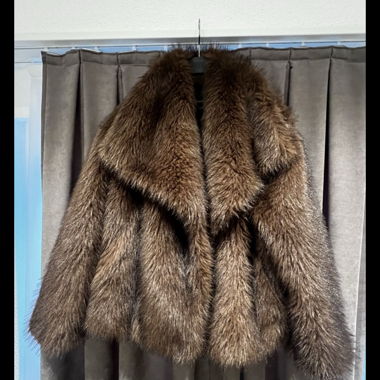 Stradivarius Faux Fur Jacket