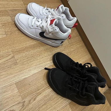 Nike Sneaker Duo bianco e nero