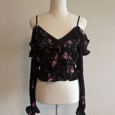 Schulterfreie Blouse