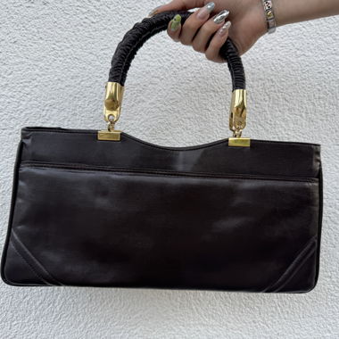 Vintage Brown Genuine Leather Bag
