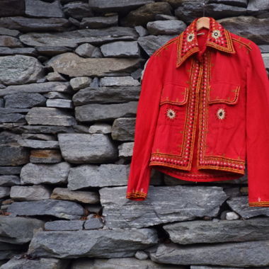 VINTAGE 70s hippie style jacket 